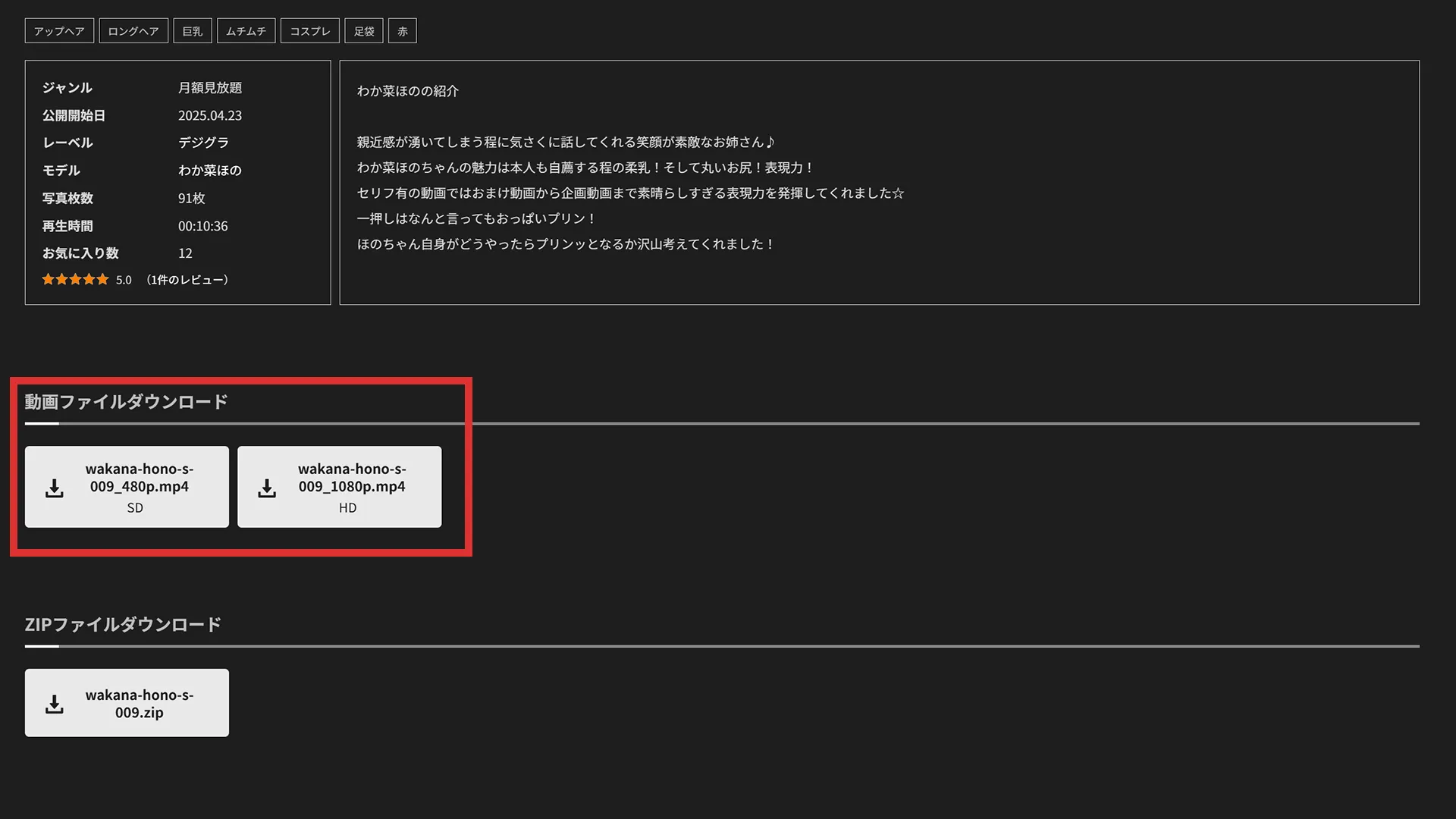 月額見放題動画コンテンツダウンロード方法02